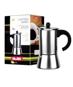 Espressokocher Edelstahl Ibili Indubasic