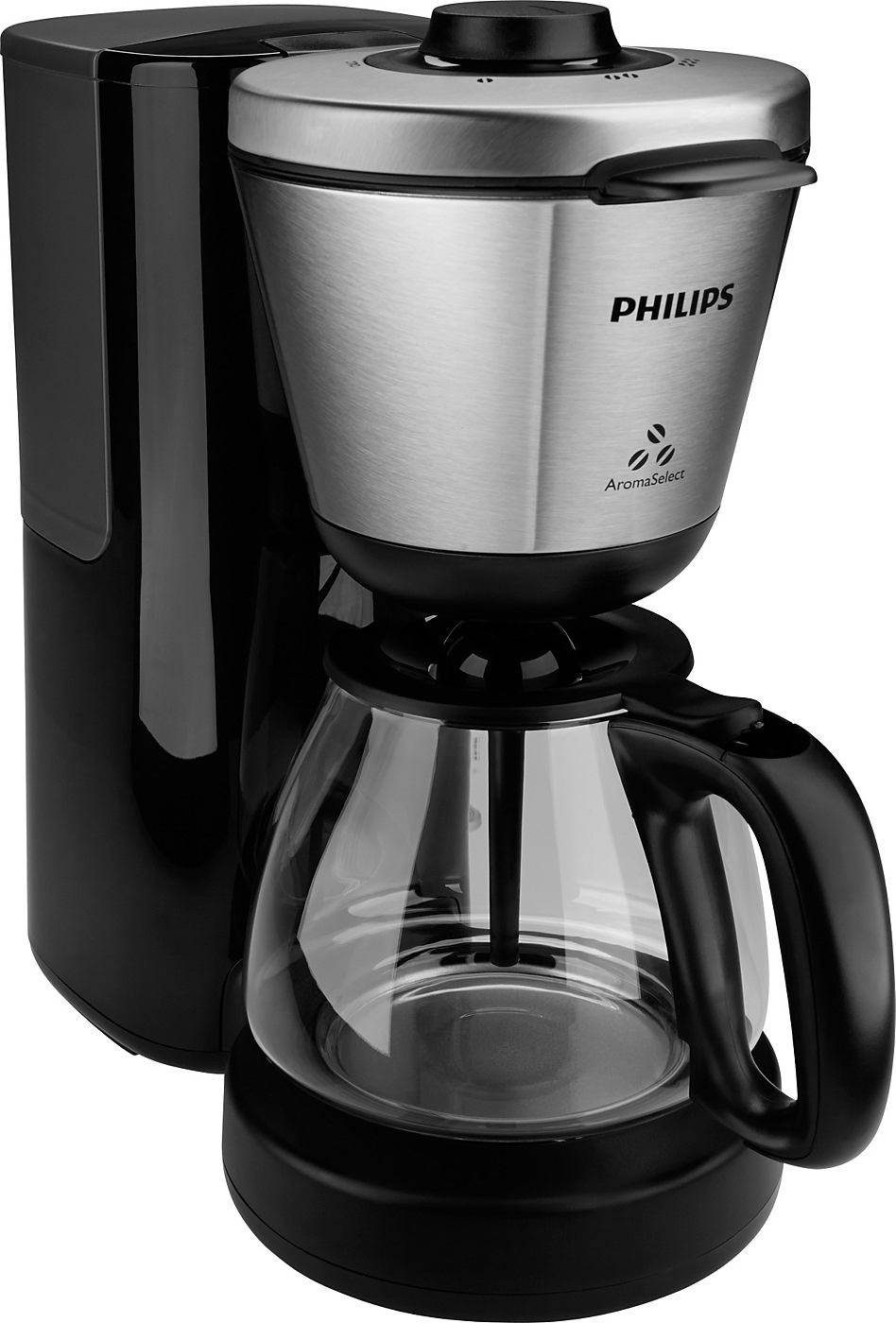 Philips Filterkaffeemaschine HD7695/90 Intense AromaSelect mit Glaskanne