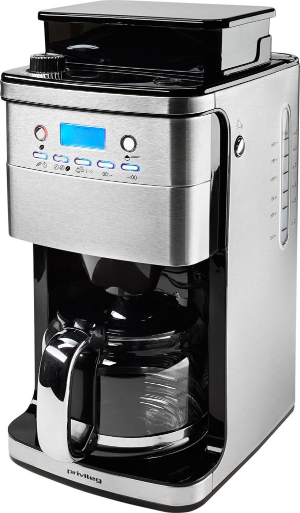 Homtone Kaffeemaschine 1000W Programmierbar – Für 12 Tassen, Mit Timer, Warmhalteplatte, Dauerfilter