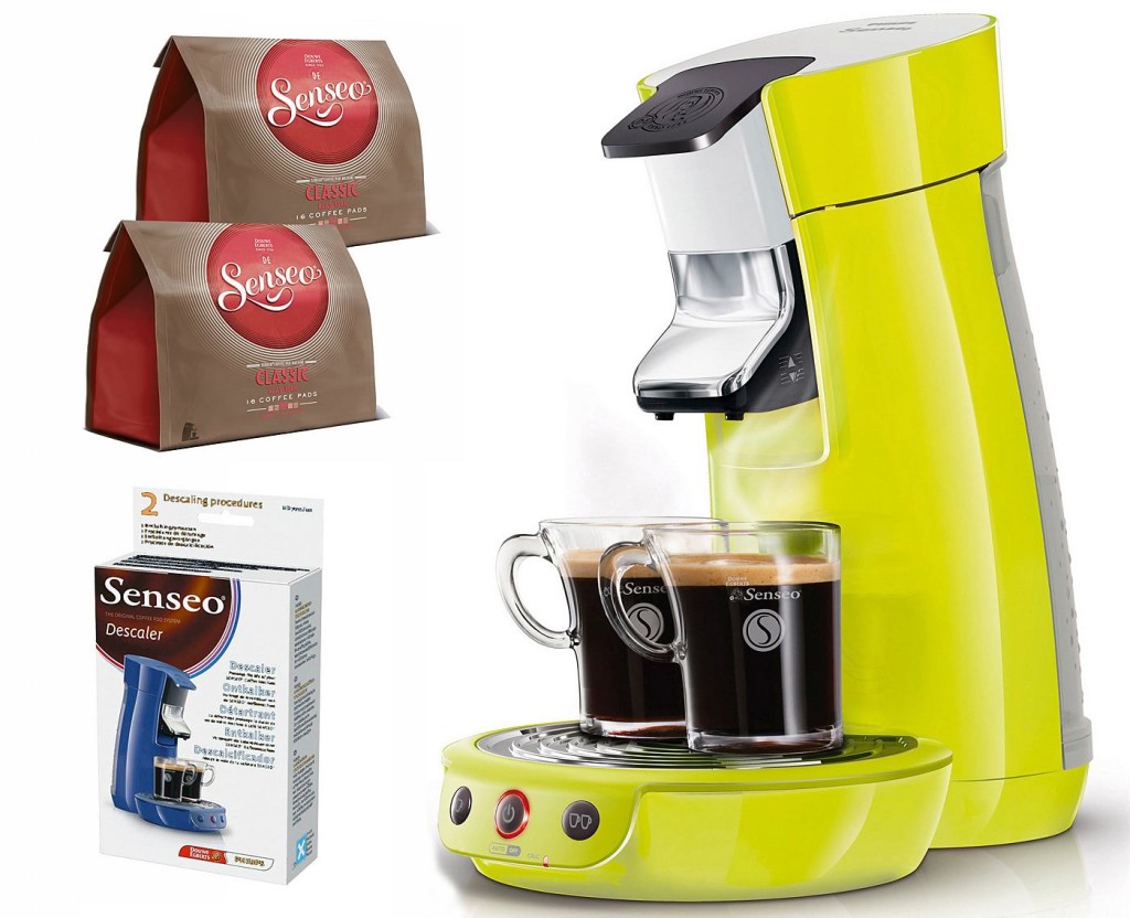 Philips Senseo Kaffee Pad Maschine Viva Cafe Hd7825 03 Philips SENSEO® System für Kaffeepads Senseo HD7825 Viva Café grün