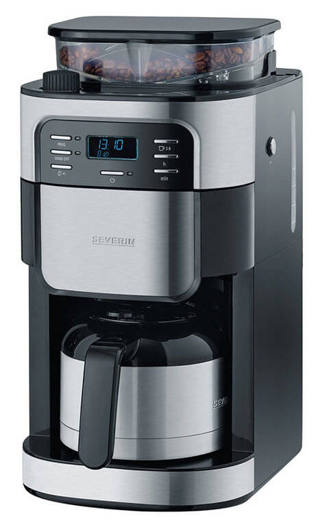 Kaffeemaschine mit Mahlwerk und Thermoskanne Test Kaffeeheld